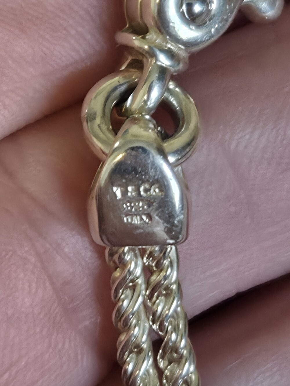 Authentic Tiffany & Co Sliding Hearts Necklace - Picture 14 of 16